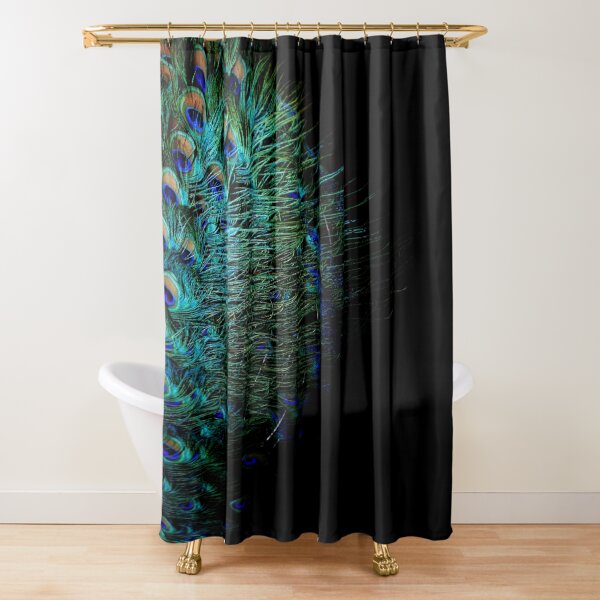 Peacock Feather Shower Curtain