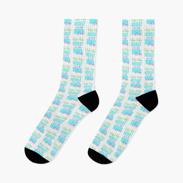 Item preview, Hip Hip Hooray It's The 100th Day Of School graphic designed and sold by RedmonsDesigns.