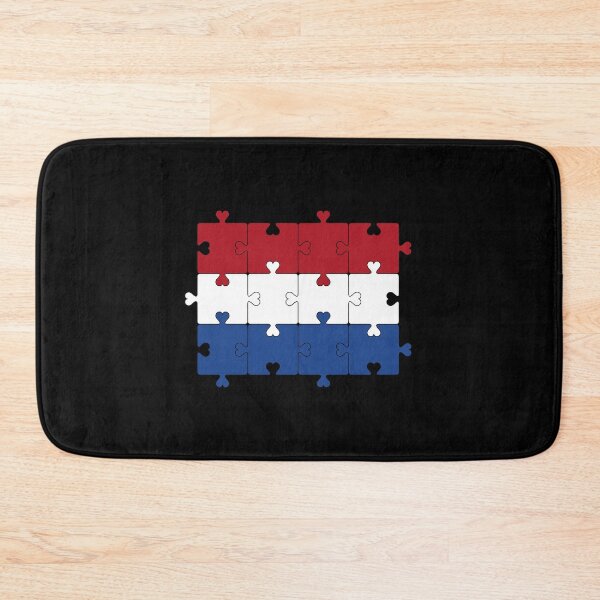 Item preview, Autism Heart Jigsaw Puzzle of Netherlands Flag  designed and sold by Chakibalami.