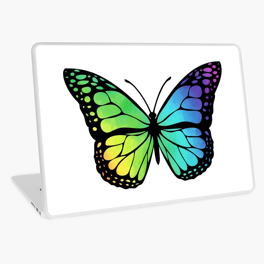 Rainbow Butterfly LV Poster