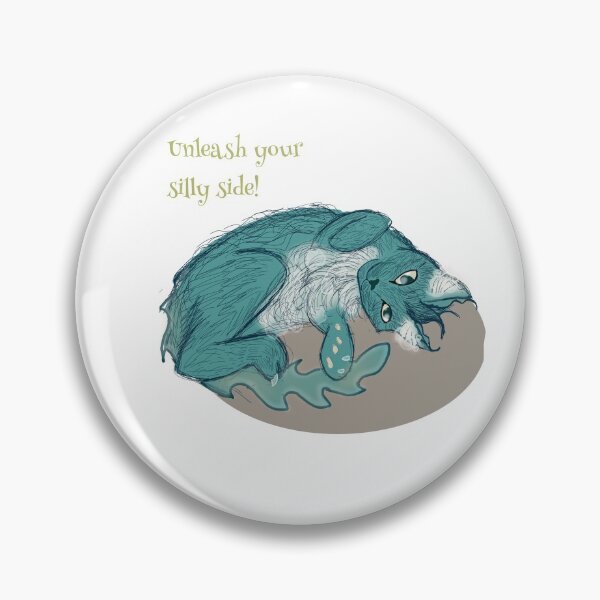 Item preview, Silly Elemental Water Cat  designed and sold by CreativeKayo.
