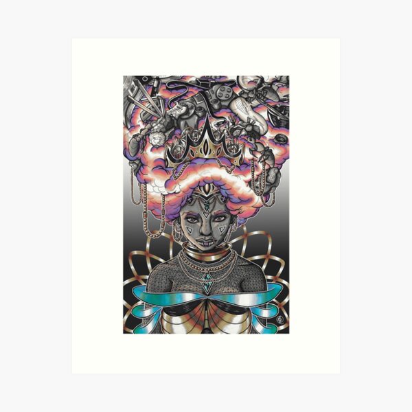 Junk Bug Art Print