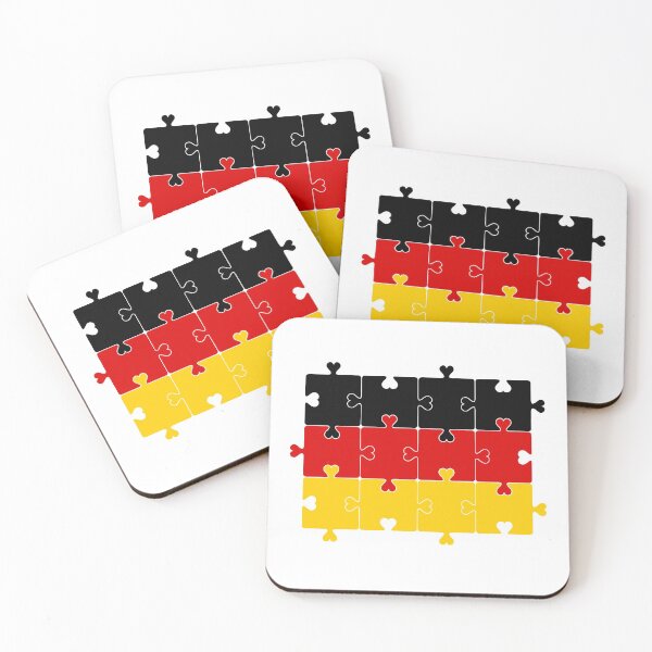 Item preview, Autism Heart Jigsaw Puzzle of Germany Flag  designed and sold by Chakibalami.