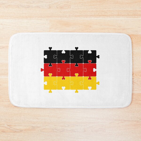 Item preview, Autism Heart Jigsaw Puzzle of Germany Flag  designed and sold by Chakibalami.
