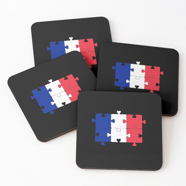 Item preview, Autism Heart Jigsaw Puzzle of France Flag  designed and sold by Chakibalami.