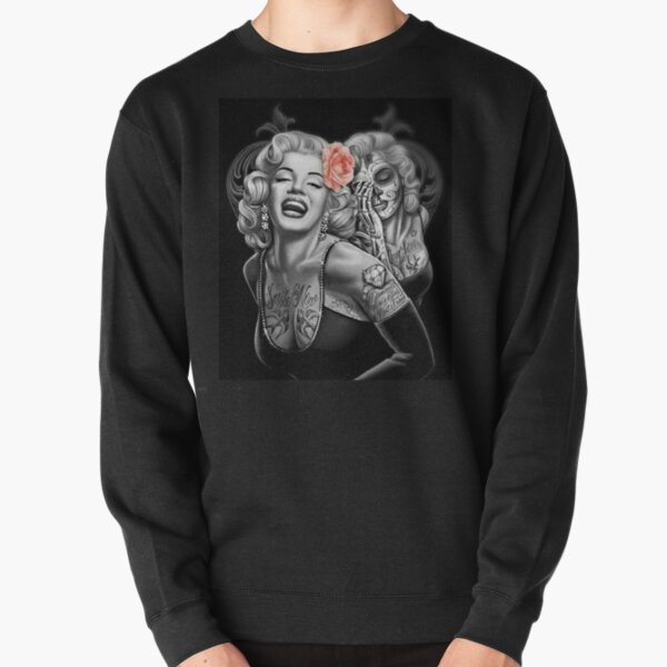 Marylin Monroe smile now cry later Pullover Sweatshirt