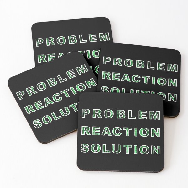 Item preview, PROBLEM-REACTION-SOLUTION designed and sold by iamhewho.