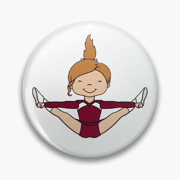 Item preview, Maroon Cheerleader Toe Touch Jump designed and sold by thespeckledsink.