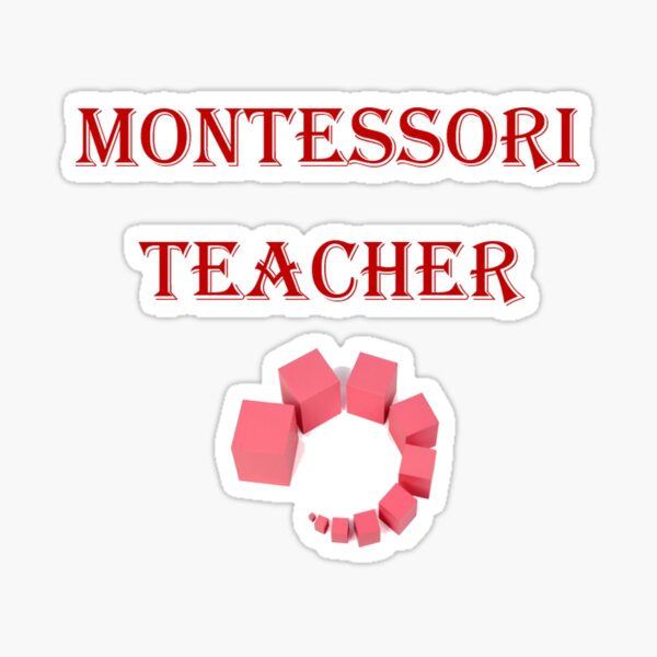 Arte "Maestro Montessori" Pegatina