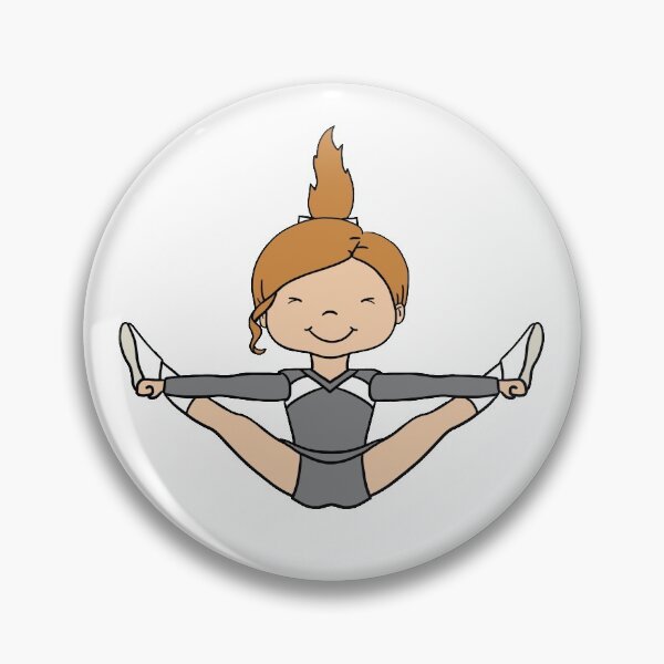 Item preview, Gray Cheerleader Toe Touch Jump designed and sold by thespeckledsink.