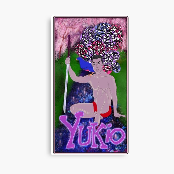 Yukio Mishima - A Portrait. Canvas Print