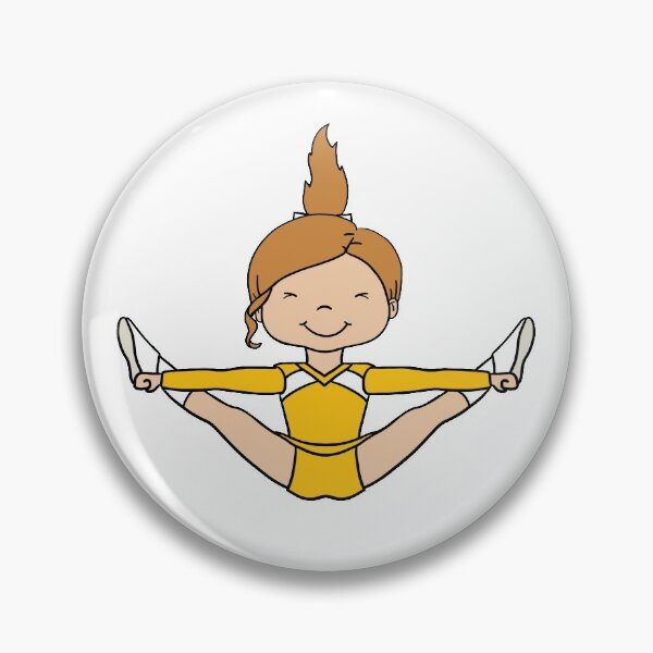 Item preview, Gold Cheerleader Toe Touch Jump designed and sold by thespeckledsink.