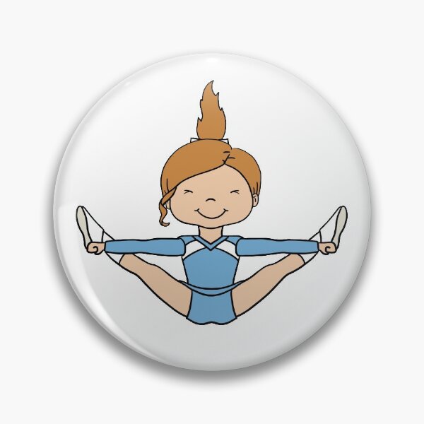Item preview, Light Blue Cheerleader Toe Touch Jump designed and sold by thespeckledsink.