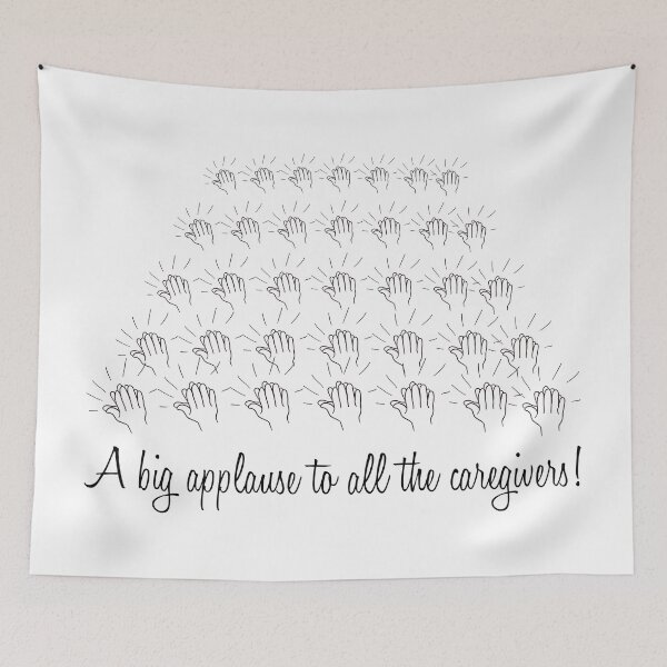 Item preview, Clapping for all our caregivers designed and sold by Hilbert72.