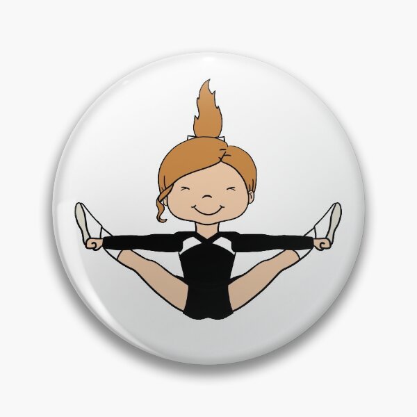 Item preview, Black & White Cheerleader Toe Touch Jump designed and sold by thespeckledsink.