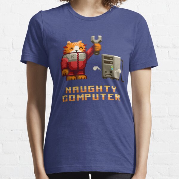 Naughty Computer Essential T-Shirt