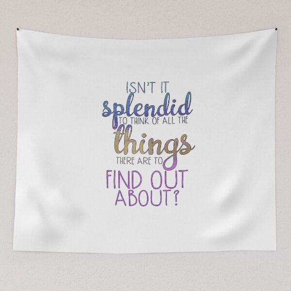 Item preview, Anne of Green Gables-Inspired "All The Things To Find Out About" designed and sold by mulberrydragon.