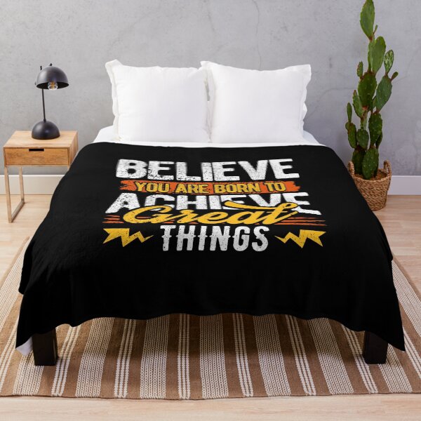 Item preview, Believe You Are Born To Achieve Great Things - Motivation Shirt designed and sold by Maindy.