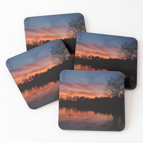 Item preview, Sunset afterglow over Lake Wylie designed and sold by floofpictures.