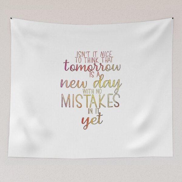 Item preview, Anne of Green Gables-Inspired "Tomorrow Is A New Day" designed and sold by mulberrydragon.