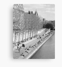 Springtime in Paris Canvas Print
