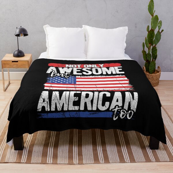 Item preview, Not Only Awesome But American Too - Patriotic T-shirt Gift Idea designed and sold by Maindy.