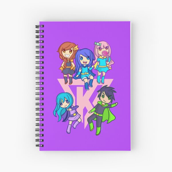 Its Funneh Spiral Notebooks Redbubble - roblox bloxburg its funneh