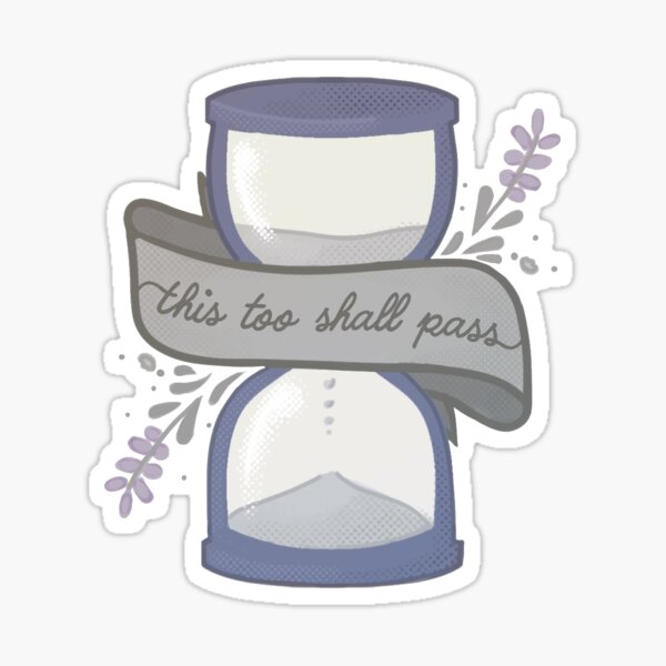 Item preview, this too shall pass designed and sold by prismatic paper co.