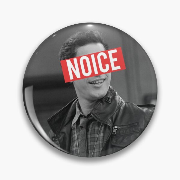 Item preview, Jake peralta Noice B99 Brooklyn 99 Red black and white designed and sold by Pun-and-run.