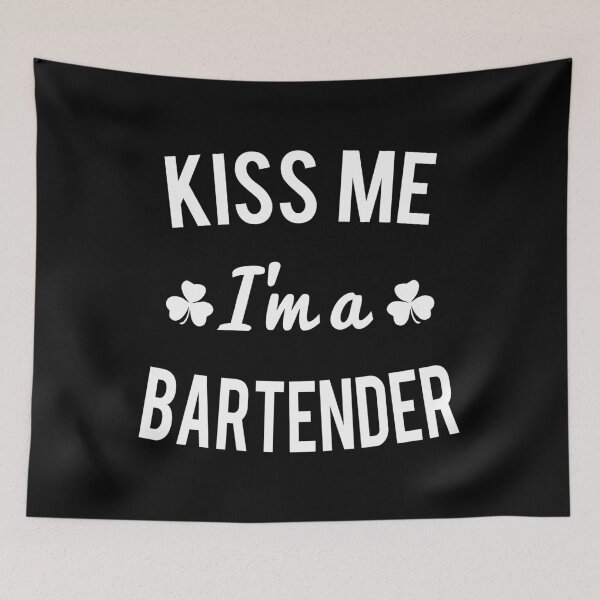 Item preview, Kiss Me I'm A Bartender designed and sold by flippinsg.