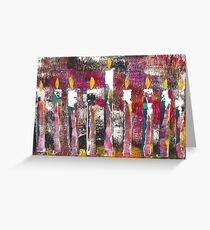 Menorah, mixed media Greeting Card