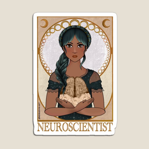 Neuroscientist (Art Nouveau) Magnet