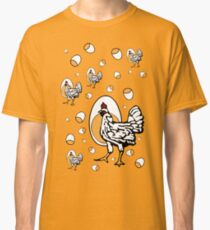 Retro Chickens Classic T-Shirt