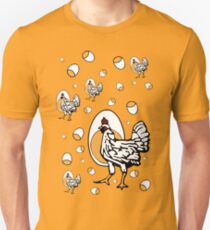 Retro Chickens Unisex T-Shirt