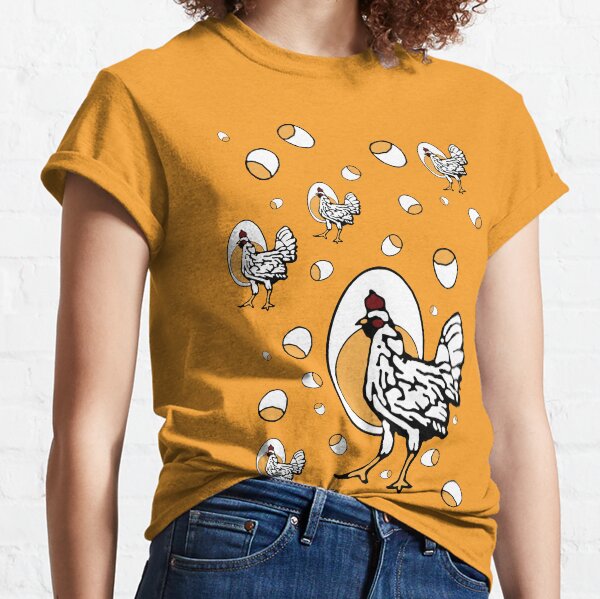 Retro Chickens Classic T-Shirt