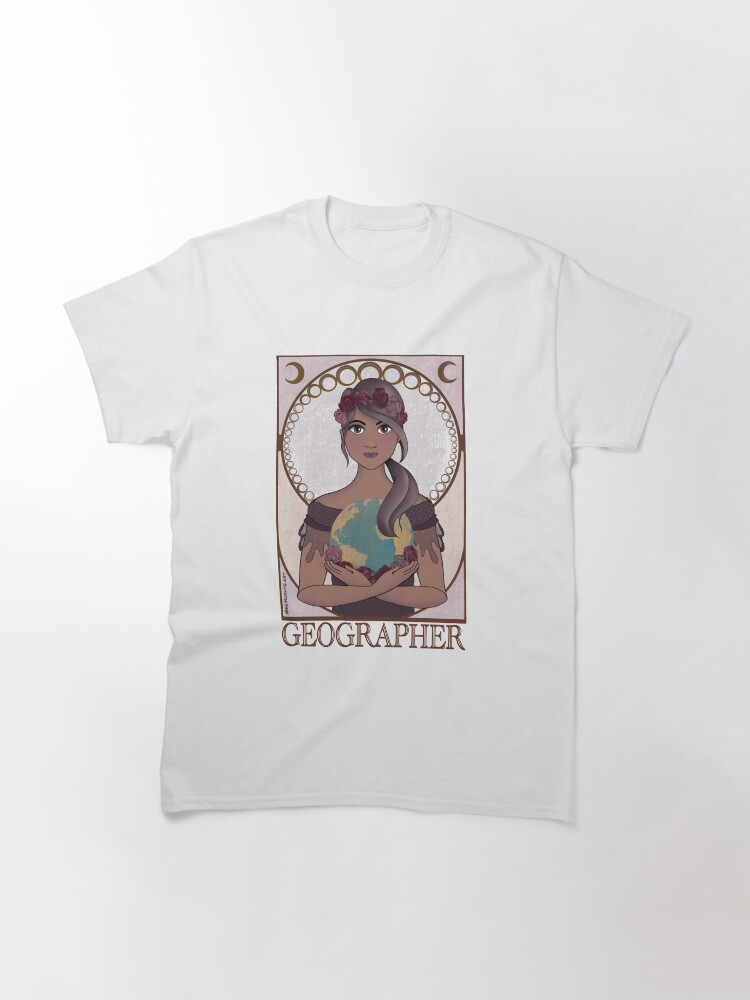 Alternate view of Geographer (Art Nouveau) Classic T-Shirt