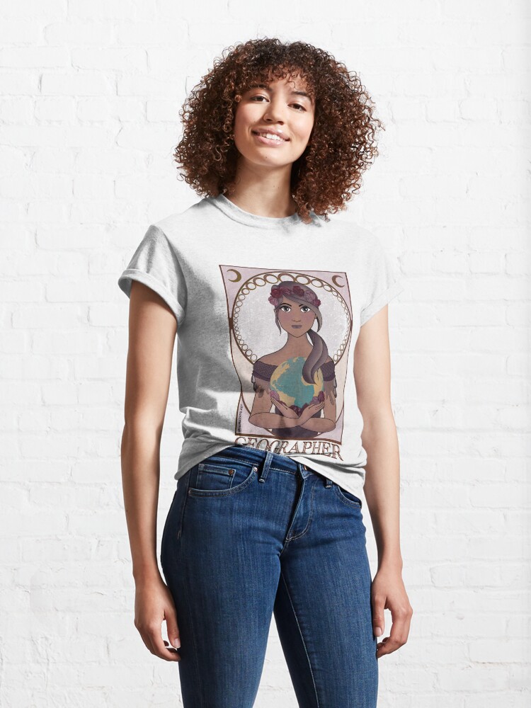 Alternate view of Geographer (Art Nouveau) Classic T-Shirt