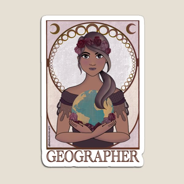 Geographer (Art Nouveau) Magnet