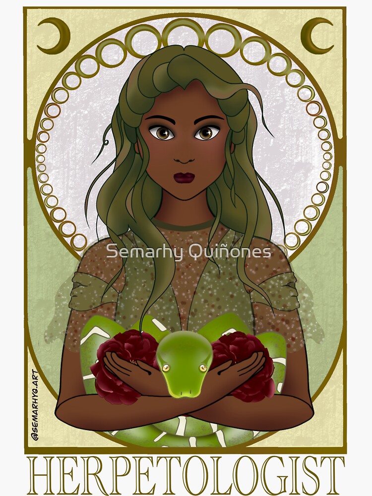 Herpetologist (Art Nouveau) by semarhy