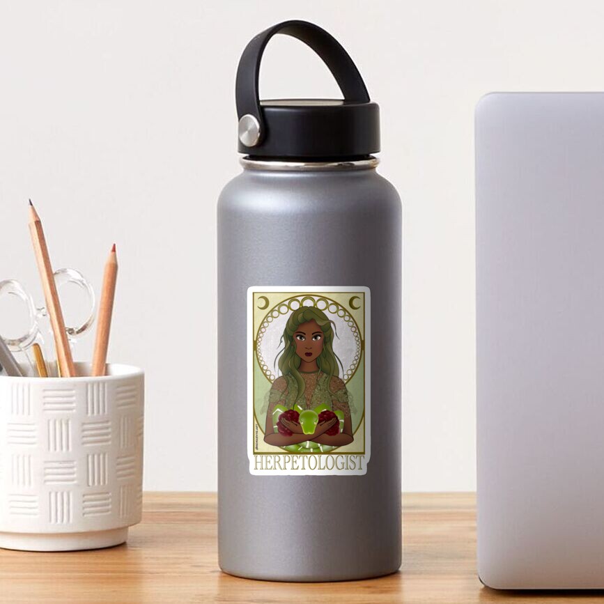Herpetologist (Art Nouveau) Sticker