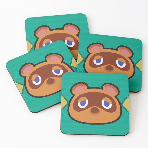 TOM NOOK ANIMAL CROSSING Coasters (Set of 4)
