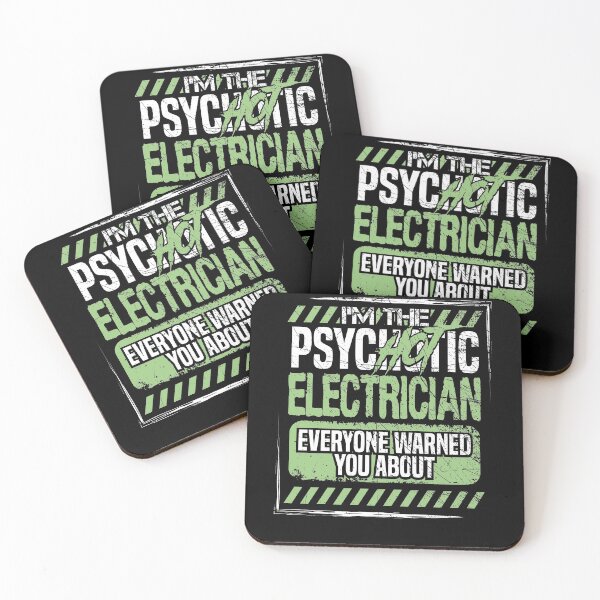 Item preview, Im The PsycHOTic Electrician Everyone Warned You About T-shirt  designed and sold by Maindy.