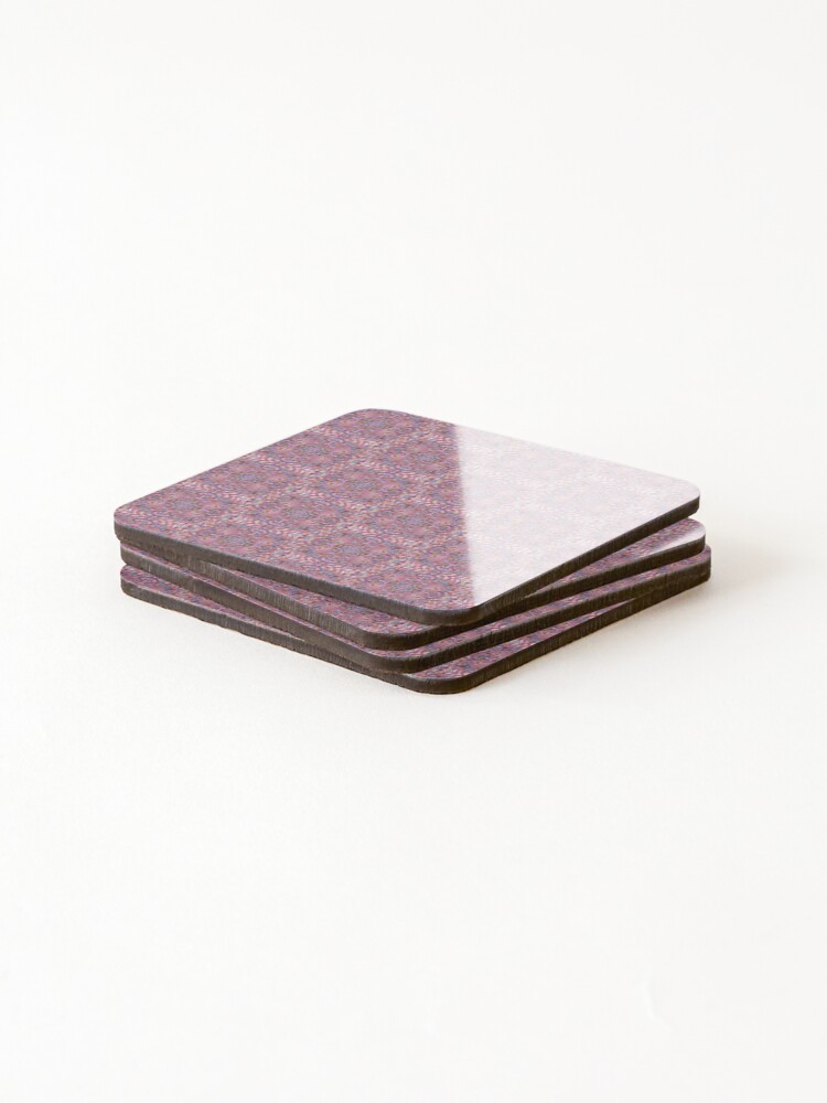 Thumbnail 4 of 5, Coasters (Set of 4), Patterns Over Patterns. Small. designed and sold by MindTravel.