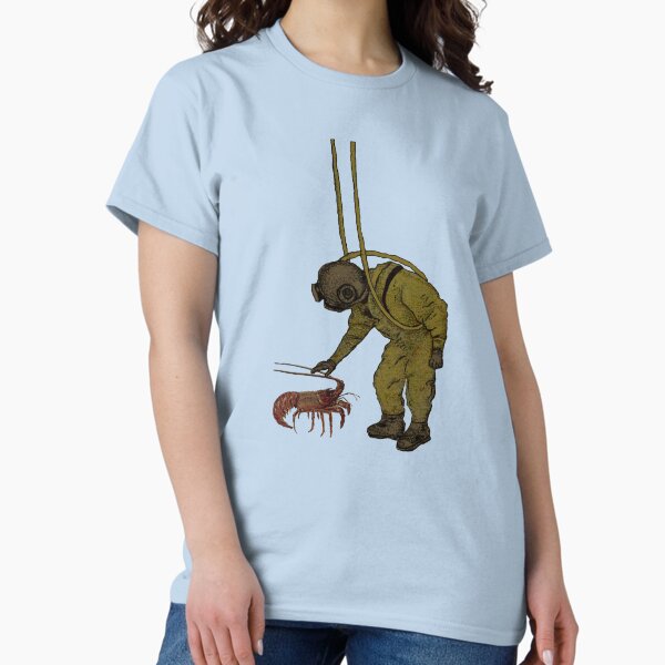 Item preview, Vintage Diver with Diving Helmet and a Lobster URM designed and sold by urmaddad.