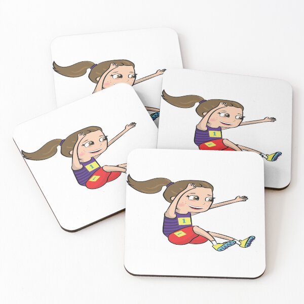 Item preview, Girls Athletics - long jump designed and sold by vuk2020.