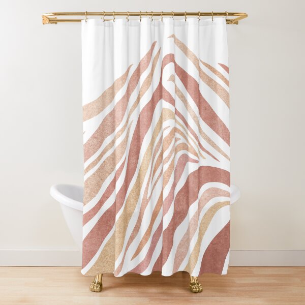 Warm Neutral desert landscape Shower Curtain