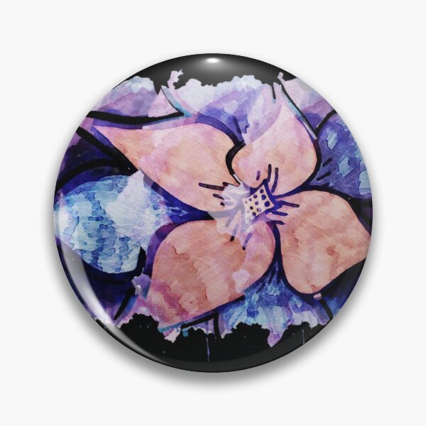 Item preview, Painted flower designed and sold by shriamato.