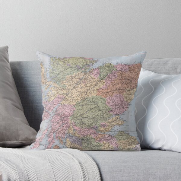 Item preview, Vintage Map of Scotland (1892) designed and sold by BravuraMedia.