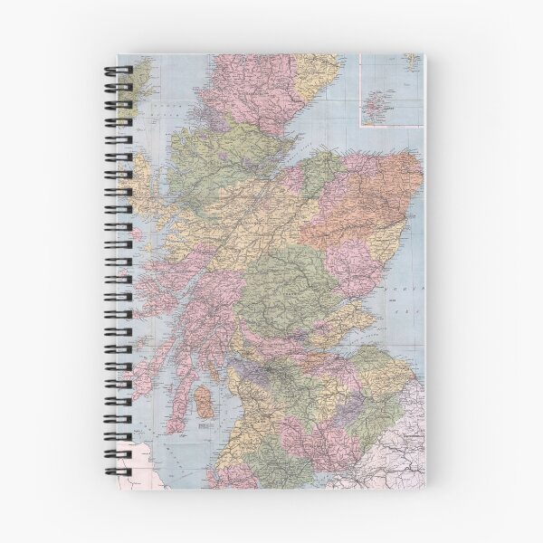 Item preview, Vintage Map of Scotland (1892) designed and sold by BravuraMedia.