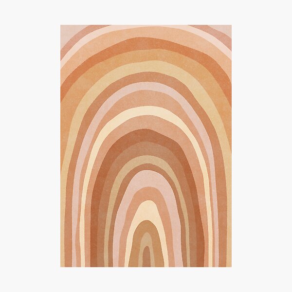 Earth tone Rainbow Photographic Print